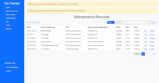 Car Maintenance App